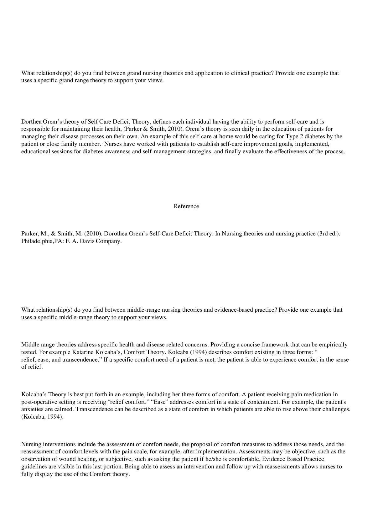 Preview image of NR 501 Nursing theory Discussion week 4 document